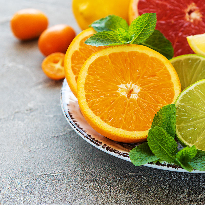 Fresh lemons and mint depict how scent marketing can help you in the USA