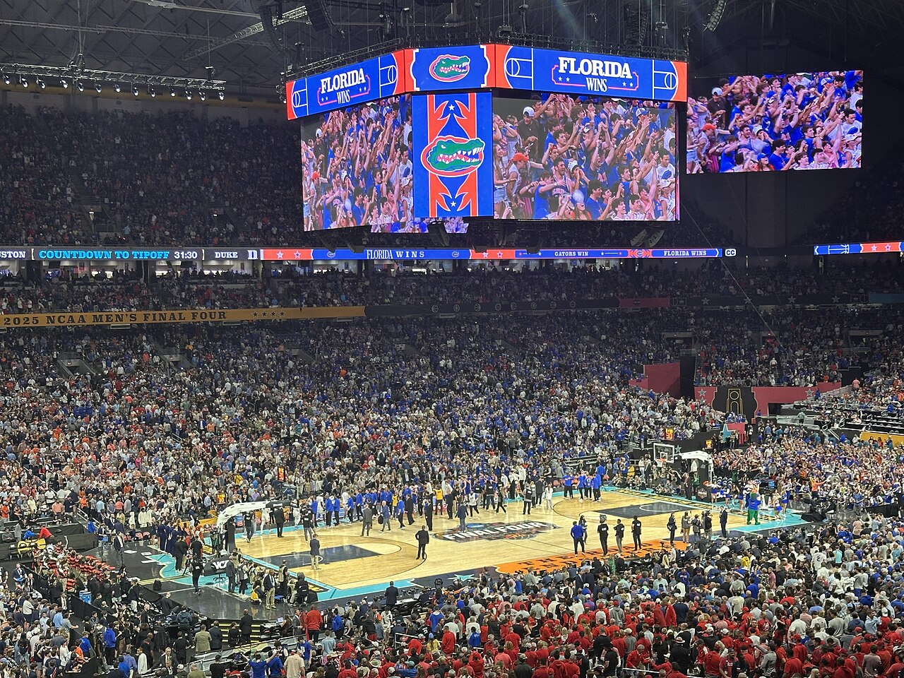 Alamodome during NCAA Final Four event